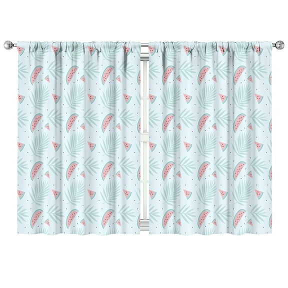 Fruit Curtains-blackout Curtains Bedroom Decor Living Room Darkening Grommet Window Drapes 2 Panels Set 41"x63"