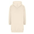 thumbnail image 6 of Kaprioy Hoodies for Women Fall Fashion Sweatshirts Zip Up Hoodie Causal Jackets Fleece Long Sweatshirt Going Out Tops Beige, XL, 6 of 9