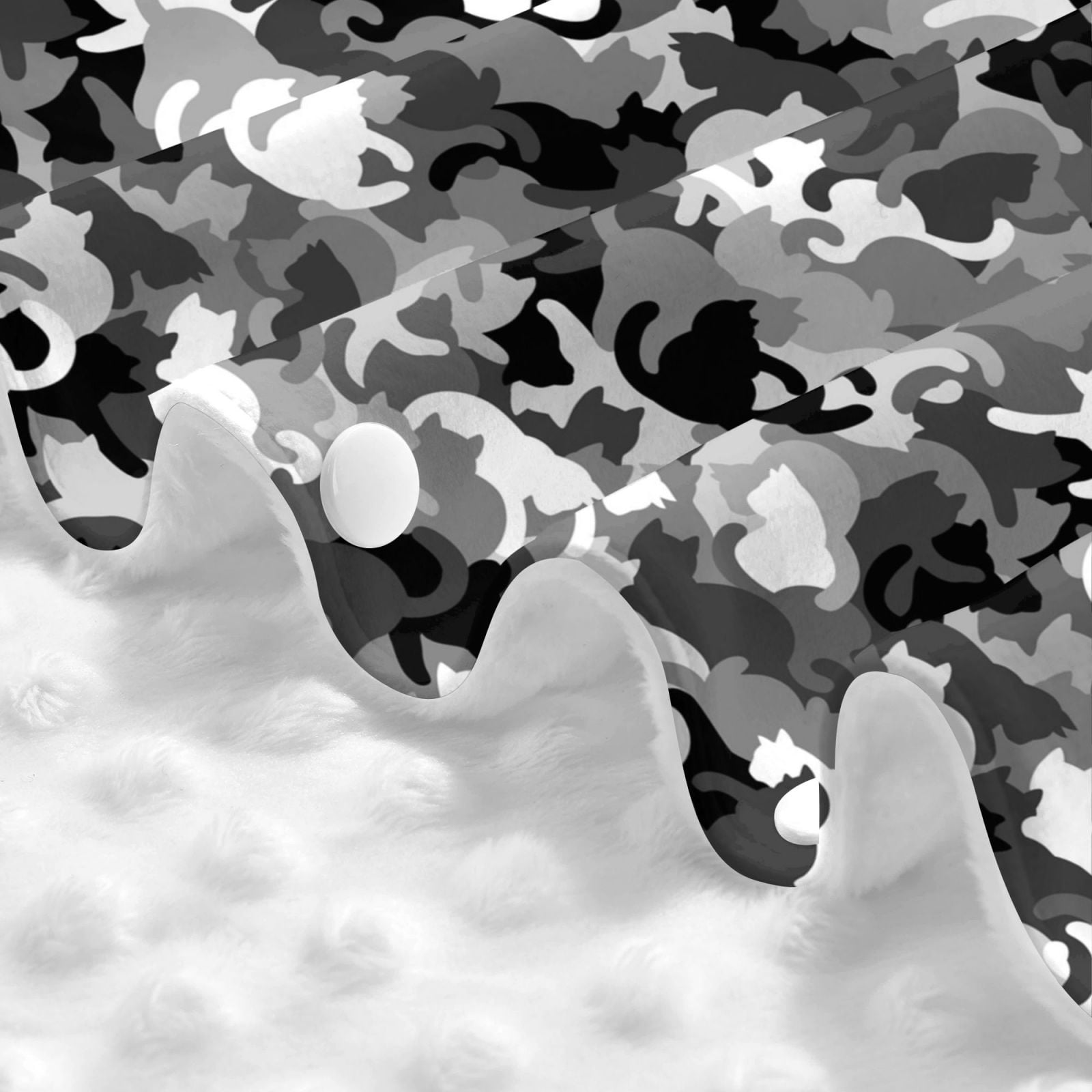 Car Seat Cover Baby - Grey Cat Camouflage Breathable Infant Car Seat Cover for Baby Carseat, Lightweight Comfort Baby Essentials Must Haves Newborn Stuff for Girl Boy