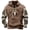 1Khaki, variant on PuLe Hoodies Men's Retro Printed Top Long Sleeved Hooded Top Hooded Sweatshirt
