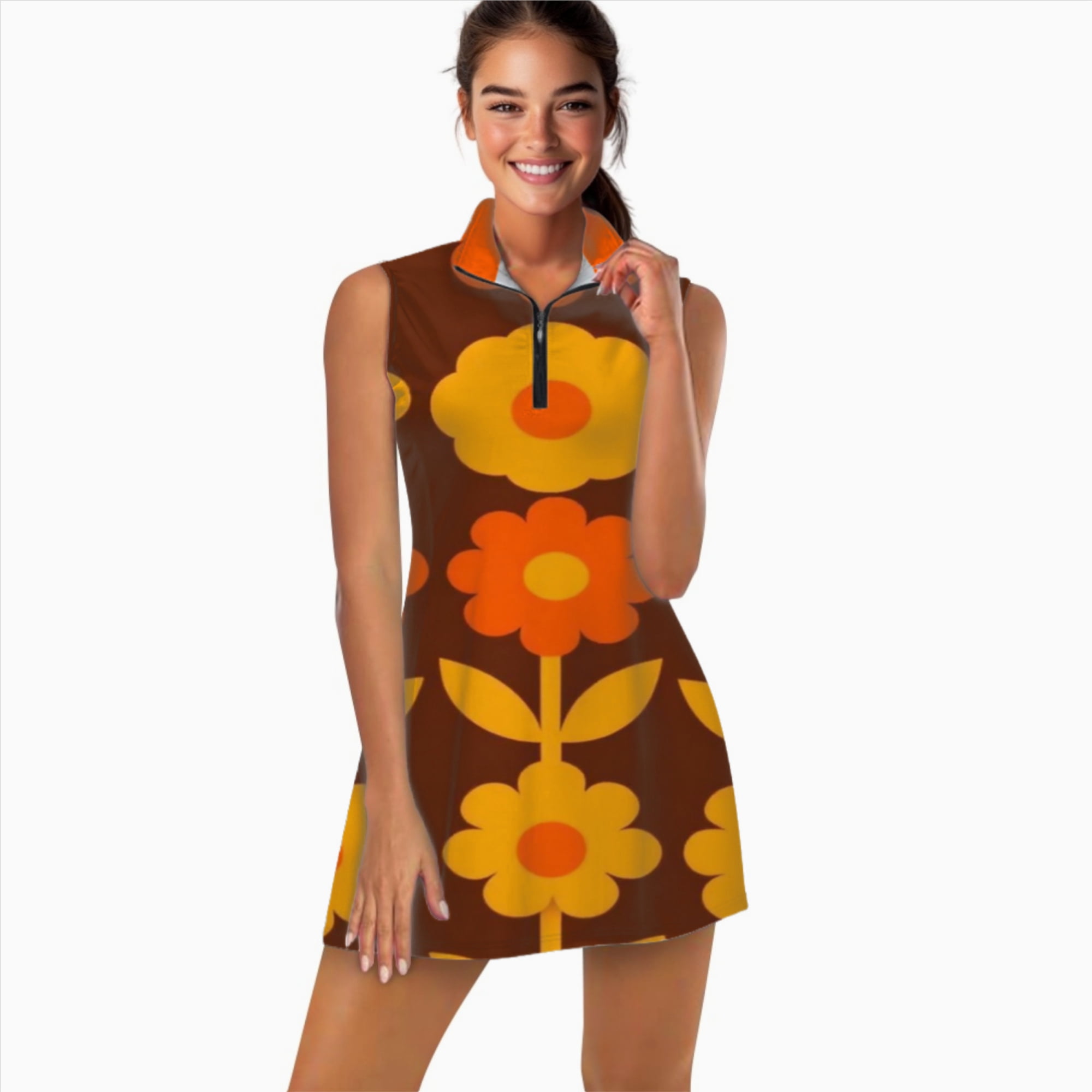 brown poplin maxi dress Cornelia Maxi, Chocolate Cherry XL Women Plus Size Formal Wood:Natural Cherry Dresses with pockets True to size