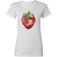 thumbnail image 3 of Inktastic Patchwork Strawberry Design Women's T-Shirt, 3 of 5