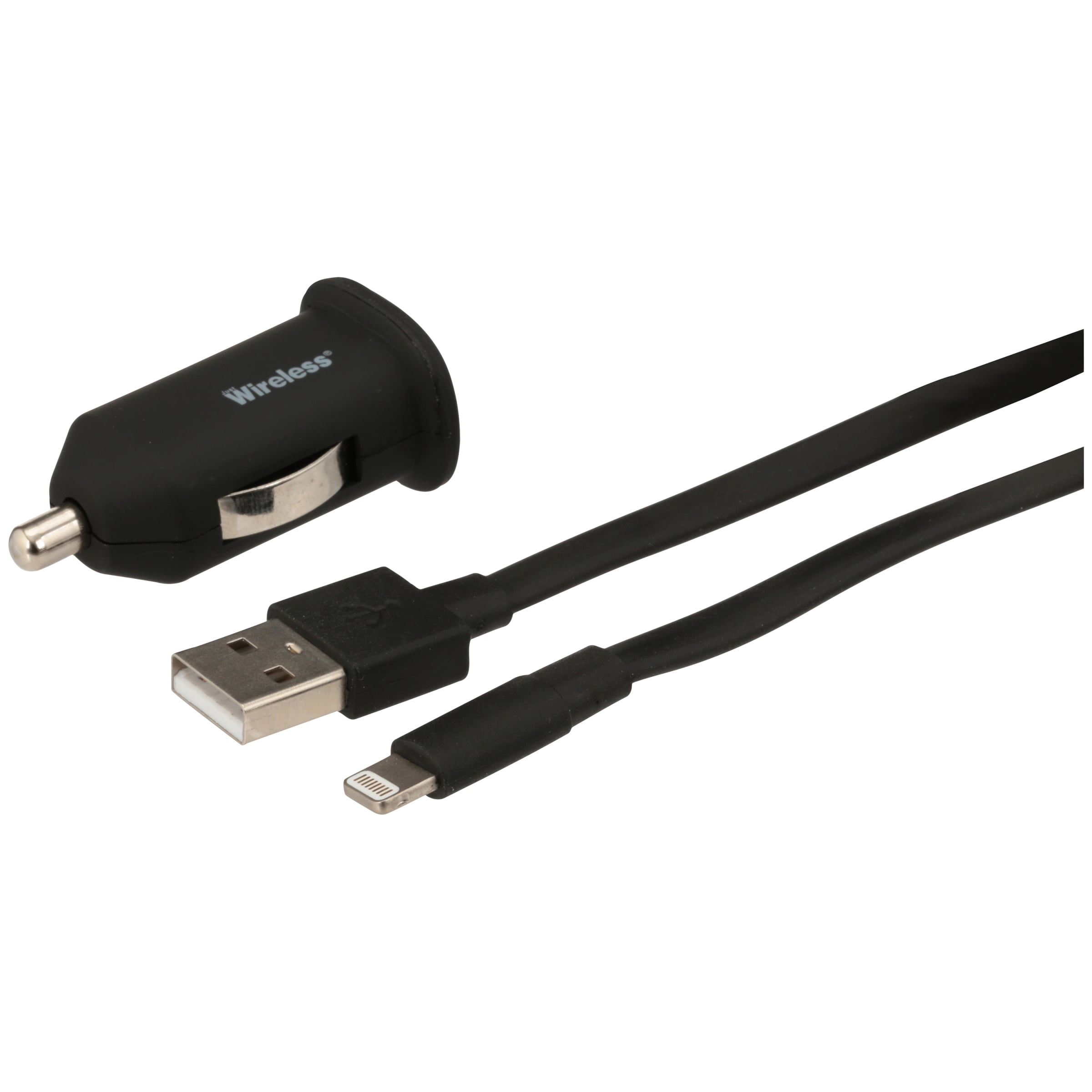 Just Wireless Dual Wall Home Charger and 5ft Micro USB Cable Universal Black