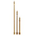 thumbnail image 2 of Garosa Brass Auto Tire Valve Stem Extension Pole Caps Extender Straight Bore, Brass Tire Valve Extension, 2 of 7