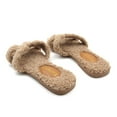 thumbnail image 3 of Lurnyet Furry Slipper Sandal with Warm Plush Lining for Outdoor Indoor, 3 of 5