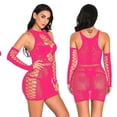 thumbnail image 4 of Lencería Sexy de talla grande para mujer, Body de una pieza, ropa interior transparente, transparente, abierta, sin tirantes, medias corporales eróticas, 4 of 5