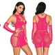 thumbnail image 4 of Lencería Sexy de talla grande para mujer, Body de una pieza, ropa interior transparente, transparente, abierta, sin tirantes, medias corporales eróticas, 4 of 5
