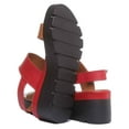thumbnail image 4 of JUSTINREESS 7300 W Womens Leather Back Strap Sandal In Brown Size 9, 4 of 6