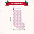 thumbnail image 3 of KLL Checkerboard With Snowflake for 18" Christmas Stocking Snowman Xmas Stocking Holiday Christmas Decoration Gifts for Family Kids, 3 of 8