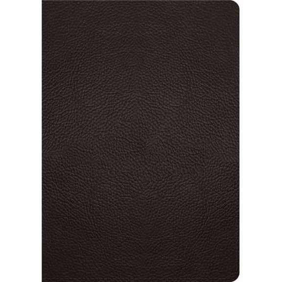 Crossway Books  6.5 x 9.25 in. ESV Study Bible, Deep Brown Buffalo Leather