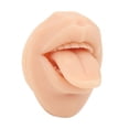 thumbnail image 2 of Silicone Tongue Mouth Model 3D Simulation Soft Flexible Reusable Piercing Practice Body Parts for Tongue Piercing Practice Medical Display Research, 2 of 6