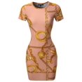 thumbnail image 1 of FashionOutfit Women's Casucal Printed Sexy Body-con Mini Dress - Made In USA, 1 of 1