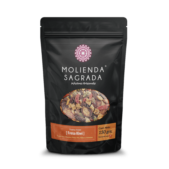 Molienda Sagrada - Tisana Frutal Fresa Kiwi 150 Gr. - 100% Natural