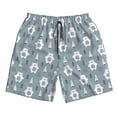 thumbnail image 3 of Uemuo bead tree winter Pattern Men's Swim Trunks Hawaiian Beach Bathing Suit Swimsuits Beach Quick-Dry Shorts with Pockets-3X-Large, 3 of 9