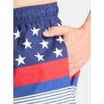 thumbnail image 3 of Way to Celebrate Men's & Big Men's Americana Swim Trunks, Sizes S-3XL, 3 of 5