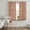 Warm Tan, Terracotta, Copper, Clay, variant on Blue Flowers Sheer Curtains 96 Inch Length 2 Panels Set, Farmhouse Classic Botanical Floral Leaves Voile Window Treatment Semi Sheer Long Curtains Drapes for Bedroom/Living Room/Kitchen 52"x96"x2