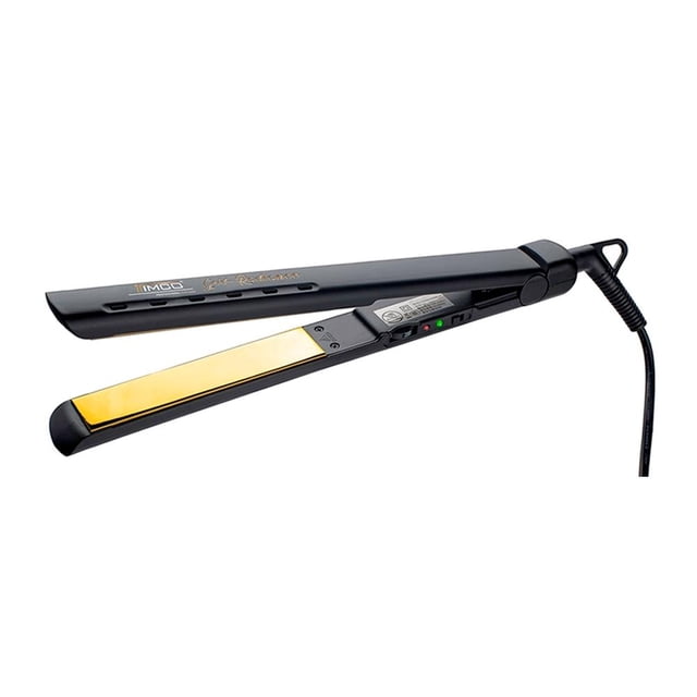 Alaciadora Profesional Timco para Cabello Húmedo y Seco Negro