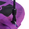 thumbnail image 3 of ALEKO Balancement de Plate-Forme de Soucoupe Extérieure de 40 Pouces avec Cordes Suspendues Réglables, Violet, 3 of 8