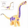 thumbnail image 3 of Jurassic Dinosaur World Titanosaurus Realistic Design Soft Rubber Material Building Bolcks Bricks Dinosauios Park figures Toy, 3 of 9