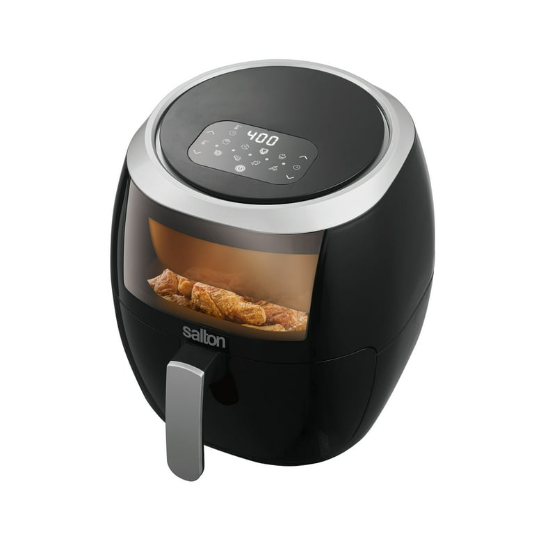 Salton Air Fryer XXL with Viewing Window - 8L - Black