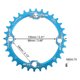 thumbnail image 3 of Redondo Plato 104 BCD 32T Estrecho Ancho Único Bicicleta Plato Azul Unique Bargains platos y accesorios para bicicletas, 3 of 7