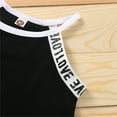 thumbnail image 5 of LNMQLPDBS Baby Clothes for Girls Summer Cute Letters Printed Sleeveless Vest & Side Cut Shorts 2pcs Outfits Halter Camisole Set Toddler Girl Short Sets for Beach Soft Girls Lounge Set, 5 of 8