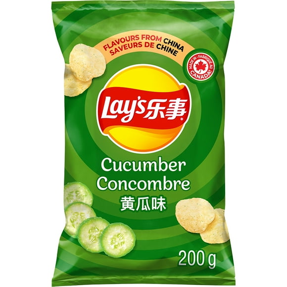 Lay's Cucumber Flavoured Potato Chips, 200 g.