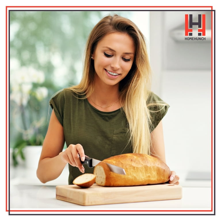 HomeHunch Bread Knife Serrated Cake Slicer with Sharp Stainless