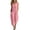 Pink, variant on Rompers for Women Summer Casual Tank Jumpsuit Sleeveless V Neck Button Jumpsuit Loose Capri Pants with Pockets
