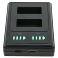 thumbnail image 4 of Camera Micro/TypeC Dual Port Camera Double Display Dual Dock Charger for ENEL20 Battery, 4 of 7