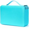 thumbnail image 1 of GHSDFBB Deluxe PU Leather Pencil Case with Zipper Closure, Green, 255 Count, 1 of 6