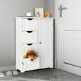thumbnail image 6 of Winado Bathroom Storage Cabinet with 4 Drawers & Single Door White, 6 of 14