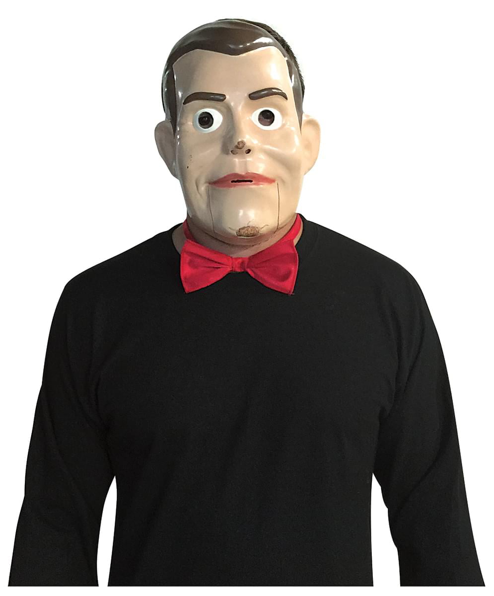 aankunnen ontrouw markeerstift Slappy the Dummy Bowtie and Mask Adult Halloween Accessory - Walmart.com