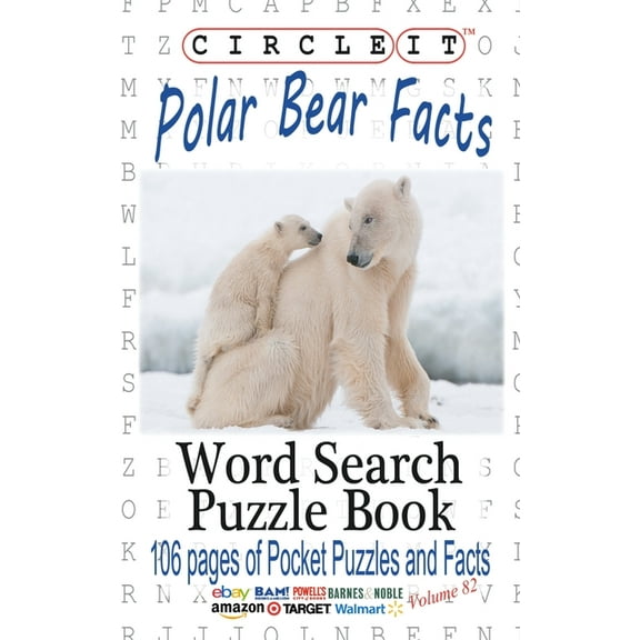 Circle It, Polar Bear Facts, Word Search, Puzzle Book, (Paperback)