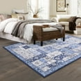 thumbnail image 7 of Geetinfly 8*10FT Area Rugs 8*10 Rug Washable Large Area Rug for Living Room Bedroom Rug Non Slip SoFT Area Rugs Patchwork Blue Rug Indoor Farmhouse Decor Floor Carpet Rug Blue tint, 7 of 7
