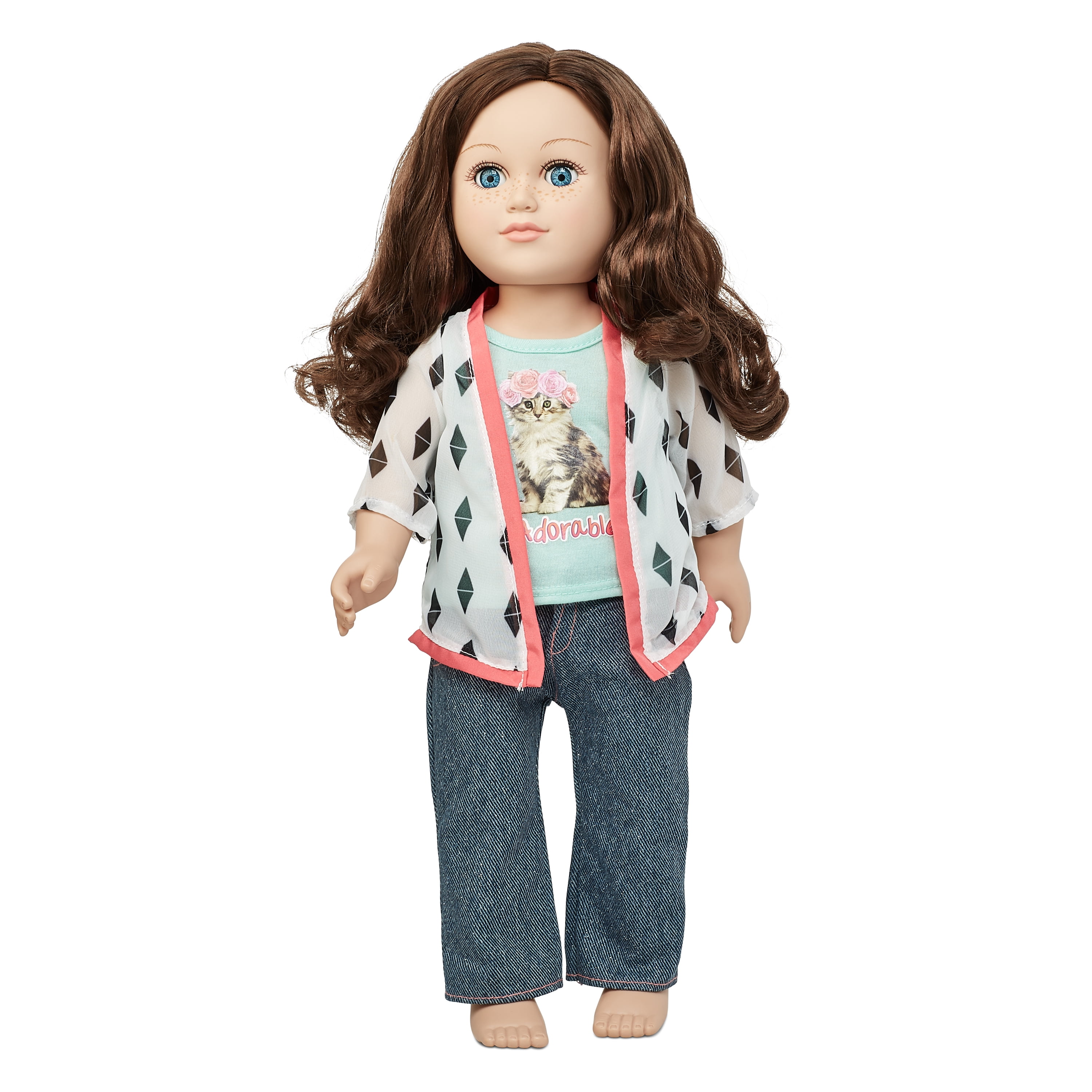 My Life As Kitten Shirt And Pants Doll Clothing, 3 Pieces Included