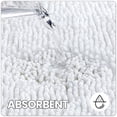 thumbnail image 6 of OEAKAY Bath Rug and Mat, Soft Luxury Chenille Bath Rug for Bathroom, Washable Shower Mat Non-Slip, Absorbent Shaggy Bath Rugs, White Bathroom Rug, 20"X32", 6 of 6