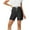 Black, variant on Nmnitkp Shorts for Women Comfy Drawstring Casual Elastic Waist Pure Color Shorts Summer Beach Lightweight Short Pants with Pockets Black,L