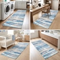 thumbnail image 3 of ICEANT 3'x8' Hallway Runner Rugs, Abstract Style Area rug with Non-Slip Backing, Washable Rug for Kitchen Entryway Bedroom Laundry Room, Blue, 3 of 5