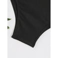 thumbnail image 7 of iEFiEL Girls Cutout Back Ballet Gymnastics Leotard Halter Jazz Modern Dance Costume Leotard Black-A 14, 7 of 7