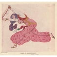 thumbnail image 3 of Léon Bakst 16x15 Black Modern Framed Museum Art Print Titled - Almee in ‘Scheherazade’ (1910 - 1916), 3 of 5