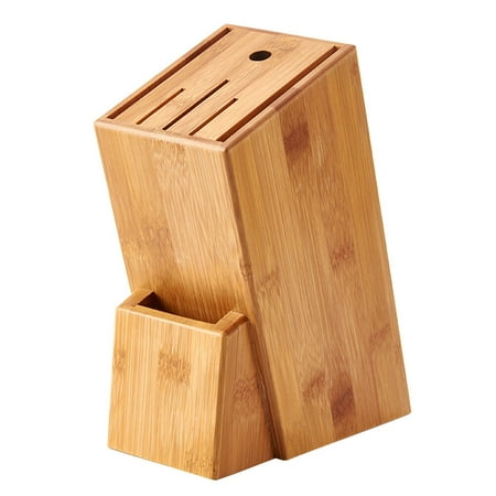 

Eease Bamboo Knife Storage Block Kitchen Holder Rack Cutlery Stand