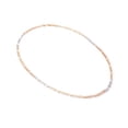 thumbnail image 1 of Cadena Figaro 3x1 Ametrinaa 5mm 3 Oros Chapa de Oro 18k multicolor M, 1 of 4