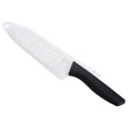 thumbnail image 2 of Mainstays 5" Stainless Steel Santoku Kitchen Knife Black, 2 of 8