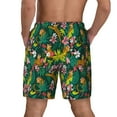 thumbnail image 4 of Fotbe Cute Tribal Leopards Men’s Swim Trunks Quick Dry Swim Shorts Board Shorts with Mesh Lining-Small, 4 of 9