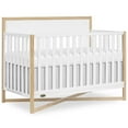 thumbnail image 2 of Dream On Me Owen 5-in-1 Convertible Crib, Greenguard Gold & JPMA Certified, Converts from Baby Crib to Toddler Bed, Kids Bed and Full Size Bed, Vintage White Oak, 2 of 8