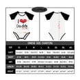 thumbnail image 4 of CutiePlusU Cotton Button Crotch Bodysuit Onesie Pajamas Classics Romper - Love Red+Black XS, 4 of 7