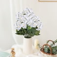 thumbnail image 7 of Artificial Geranium Plant, Binkne Realistic Silk Flowers for Outside Uv Resistant Faux Geraniums Flowers for Indoor Outdoor Home Garden Decoration, 7 of 7