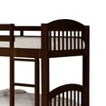 thumbnail image 2 of Ali Modern Wood Twin Bunk Bed with Twin Trundle, 3 Drawers, Slats, Brown- Saltoro Sherpi, 2 of 5