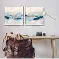 thumbnail image 2 of Stupell Industries Abstract Mountain Peaks Scenery Painting White Framed Art Print Wall Art, Set of 2, Design by June Erica Vess, 2 of 8